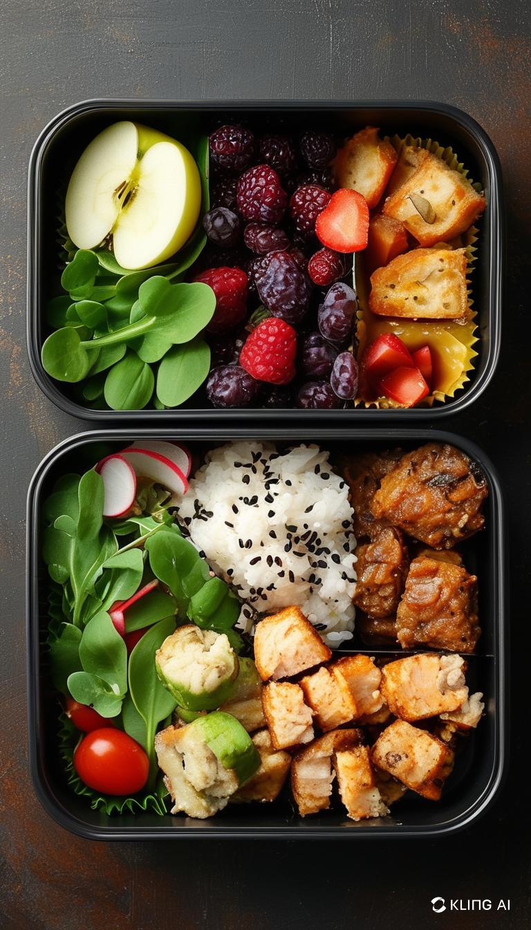 Matlådor för måltidsplanering